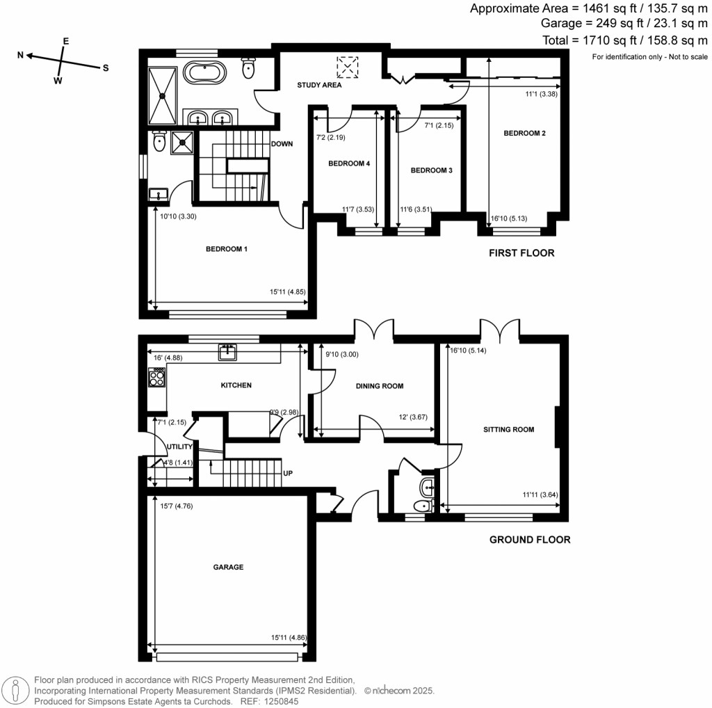 Floorplans For Park Green, Great Bookham, Surrey