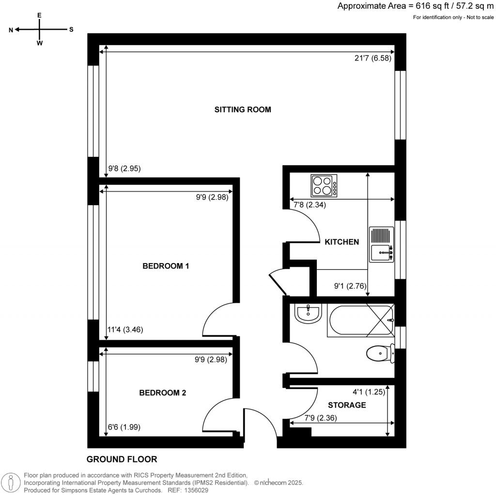 Floorplans For Proctor Gardens, Great Bookham, Surrey