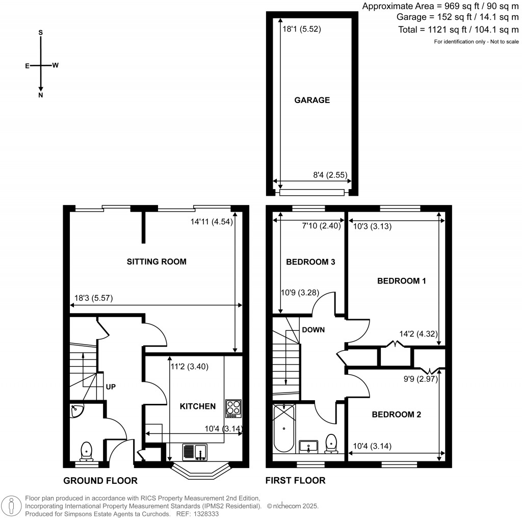 Floorplans For Milbourne Lane, Esher, Surrey