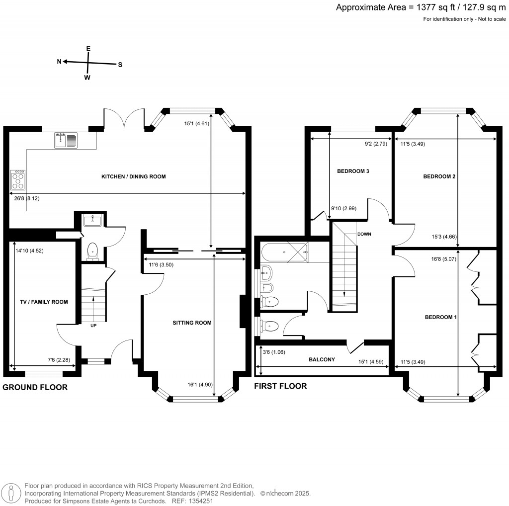 Floorplans For Southmont Road, Esher, Surrey