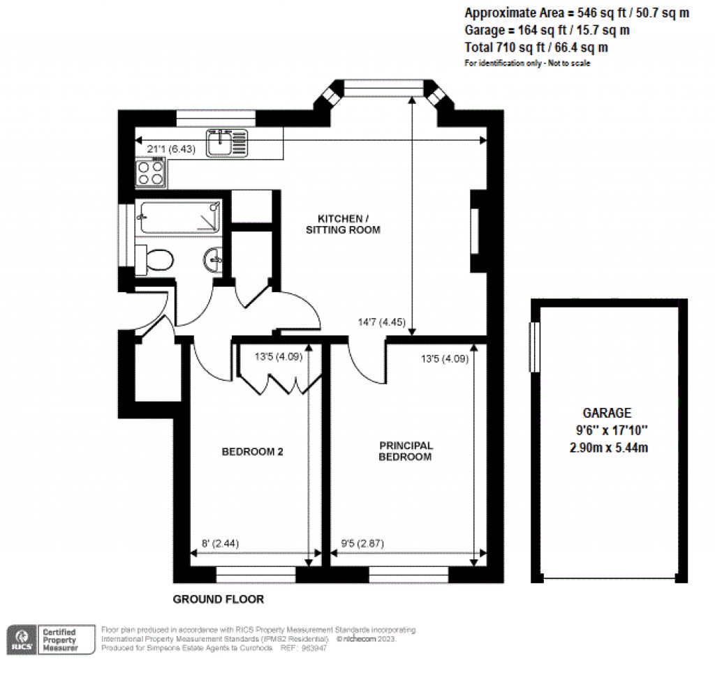 Floorplans For Speer Road, Thames Ditton, Surrey