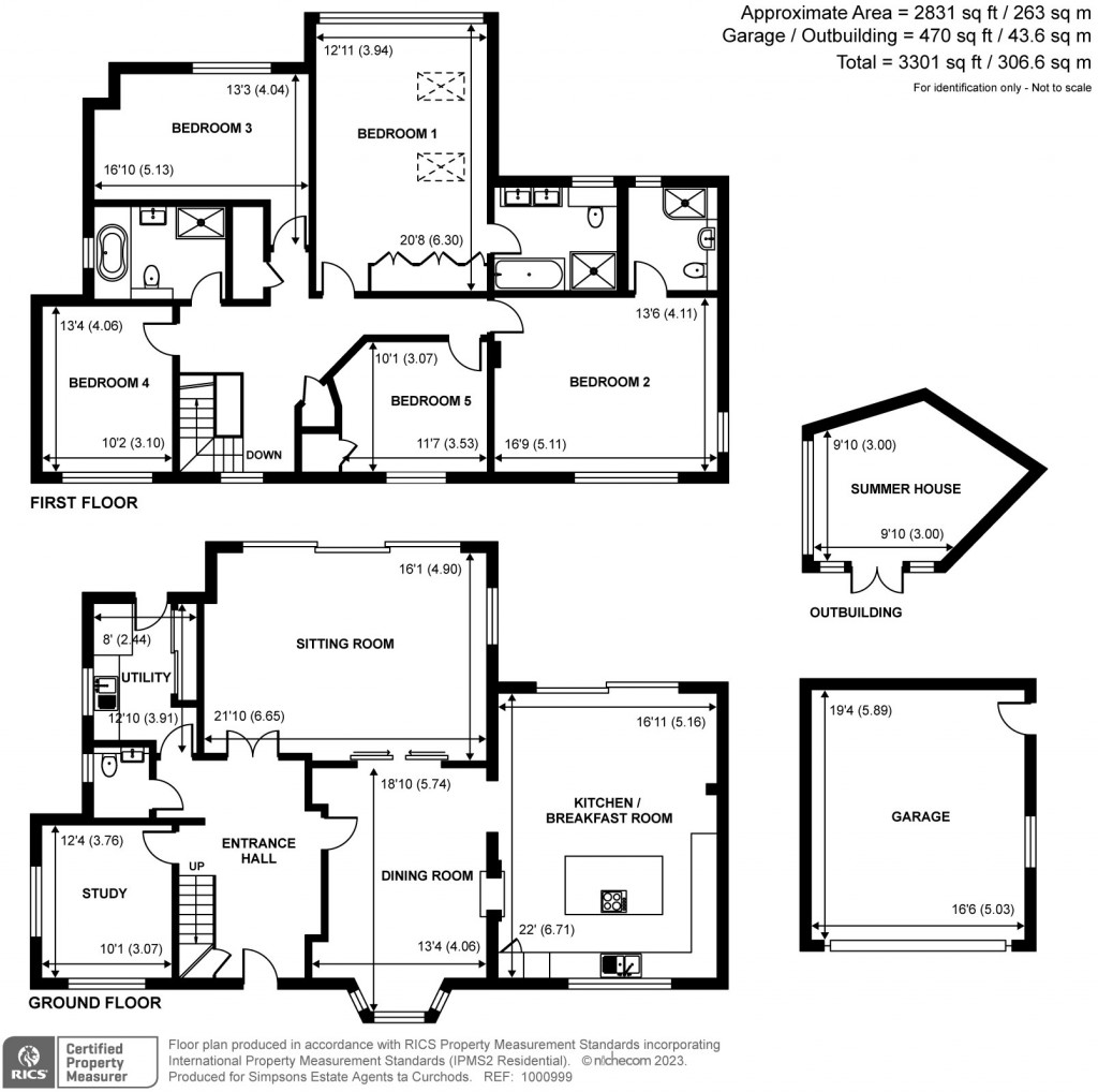 Floorplans For Sandown Road, Esher, KT10