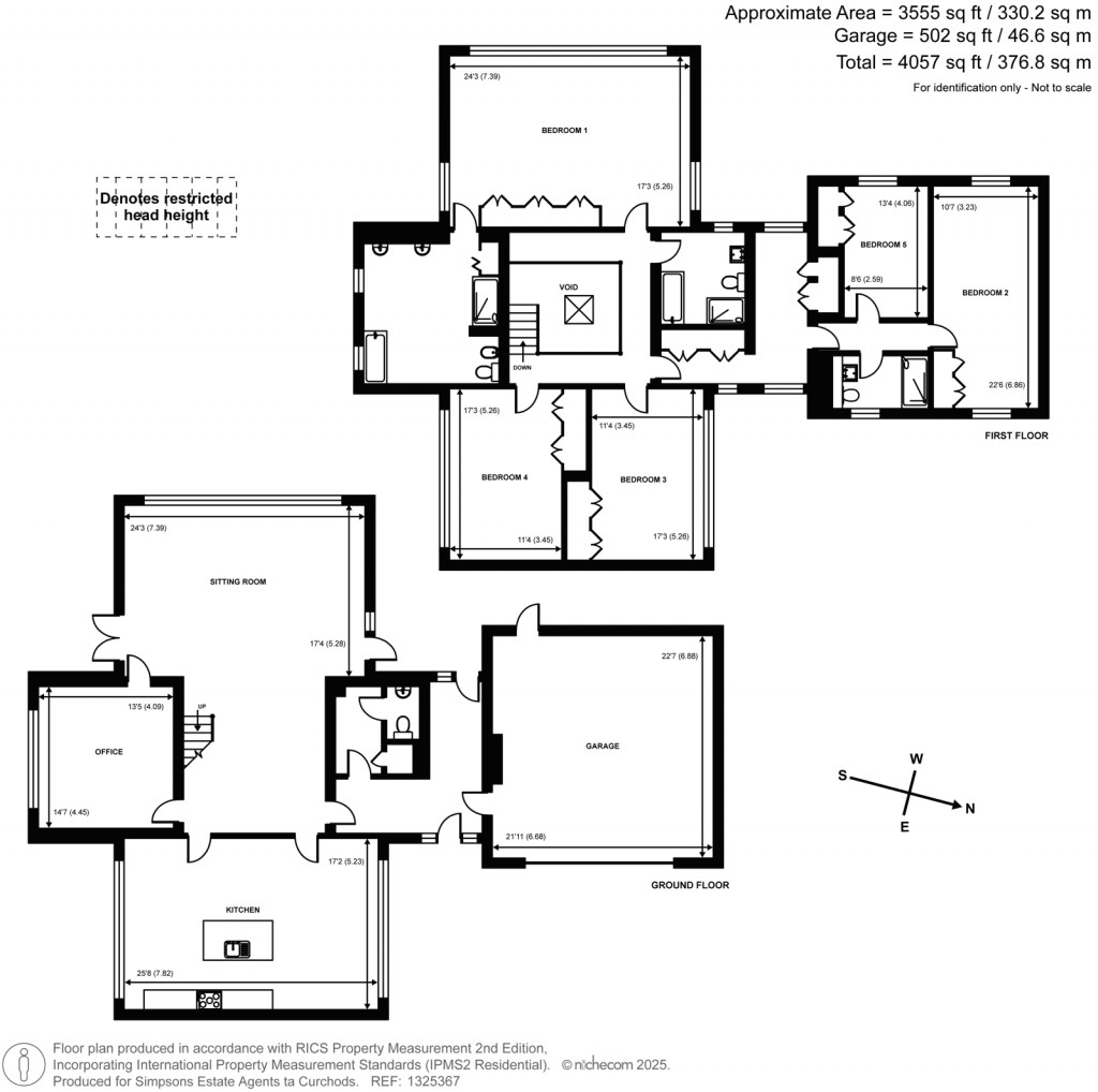 Floorplans For Lakeside Drive, Esher, Surrey