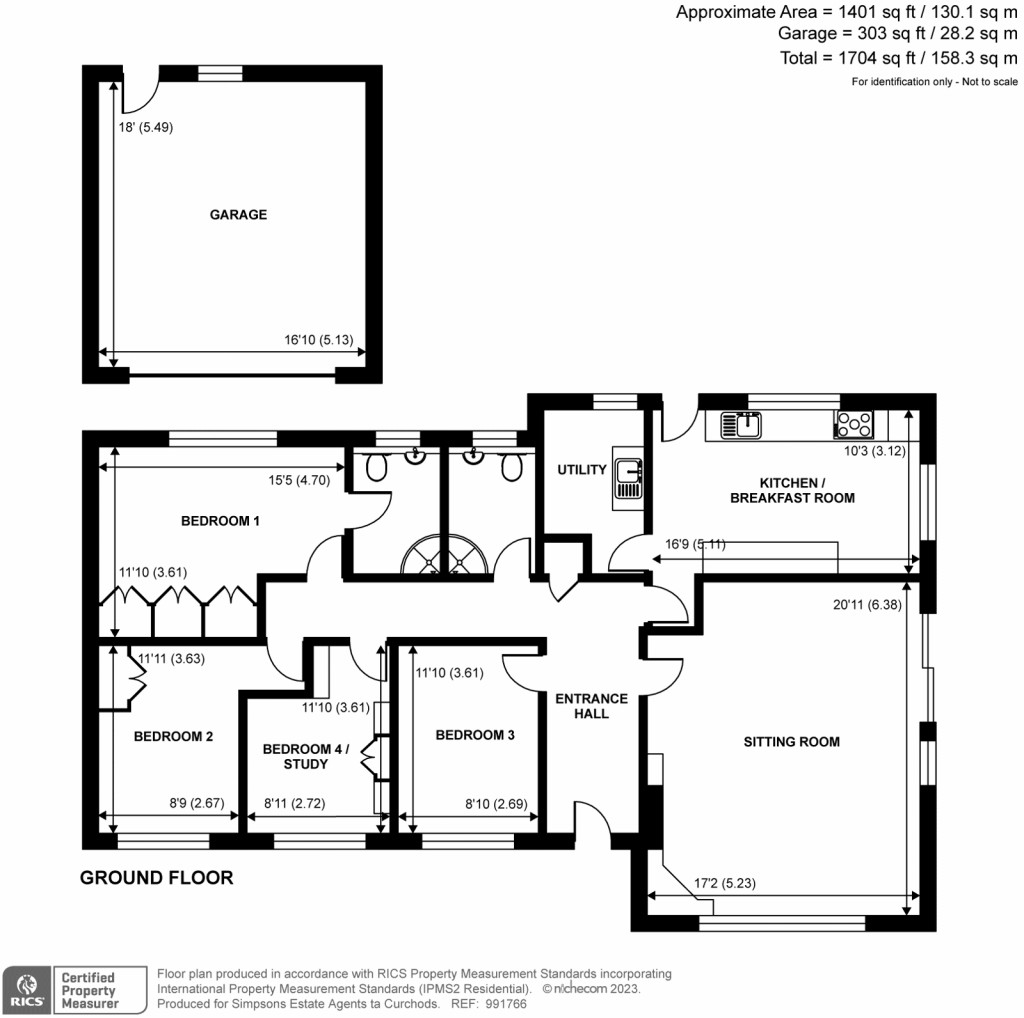 Floorplans For The Park, Great Bookham, Leatherhead, KT23