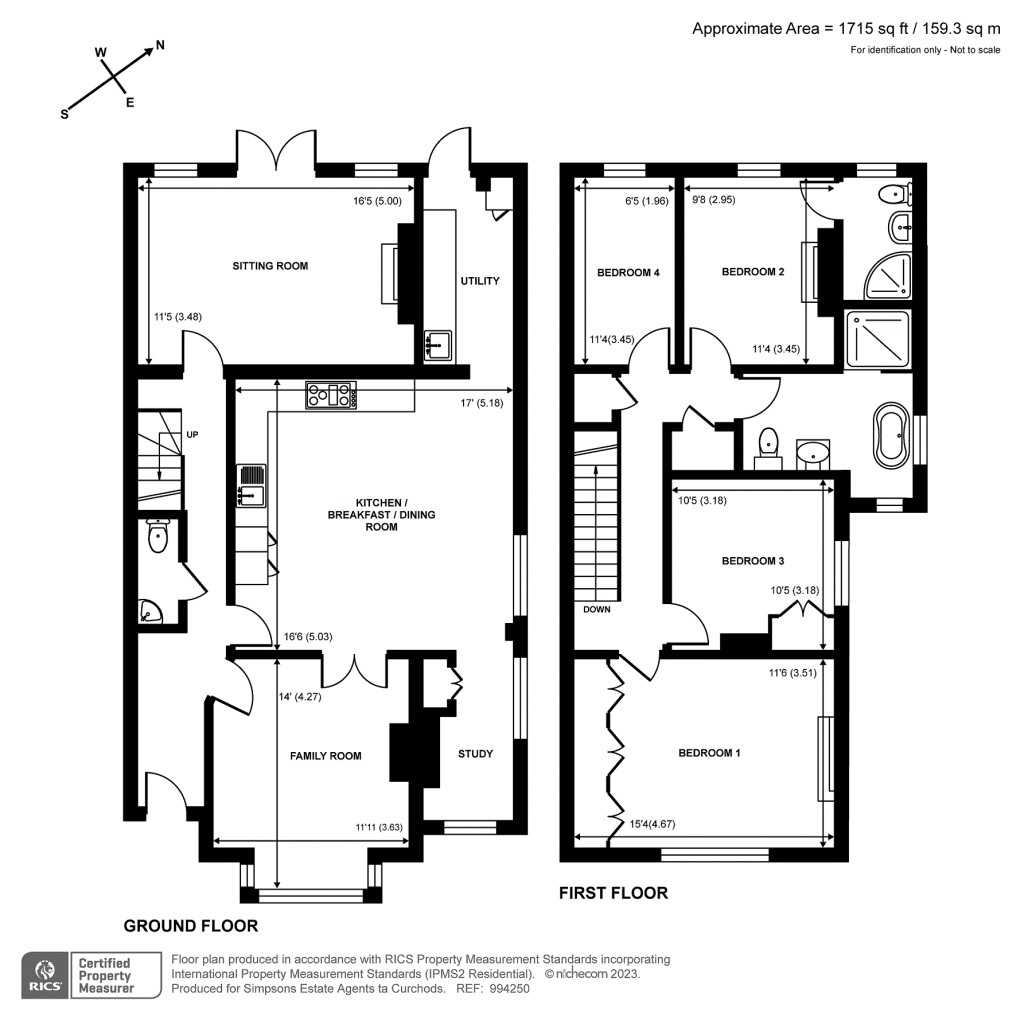 Floorplans For Weston Park, Thames Ditton, KT7
