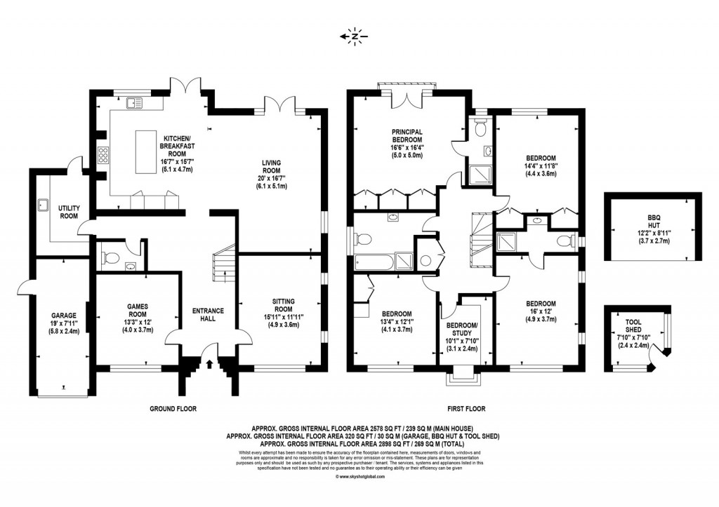 Floorplans For Parkwood Avenue, Esher, KT10