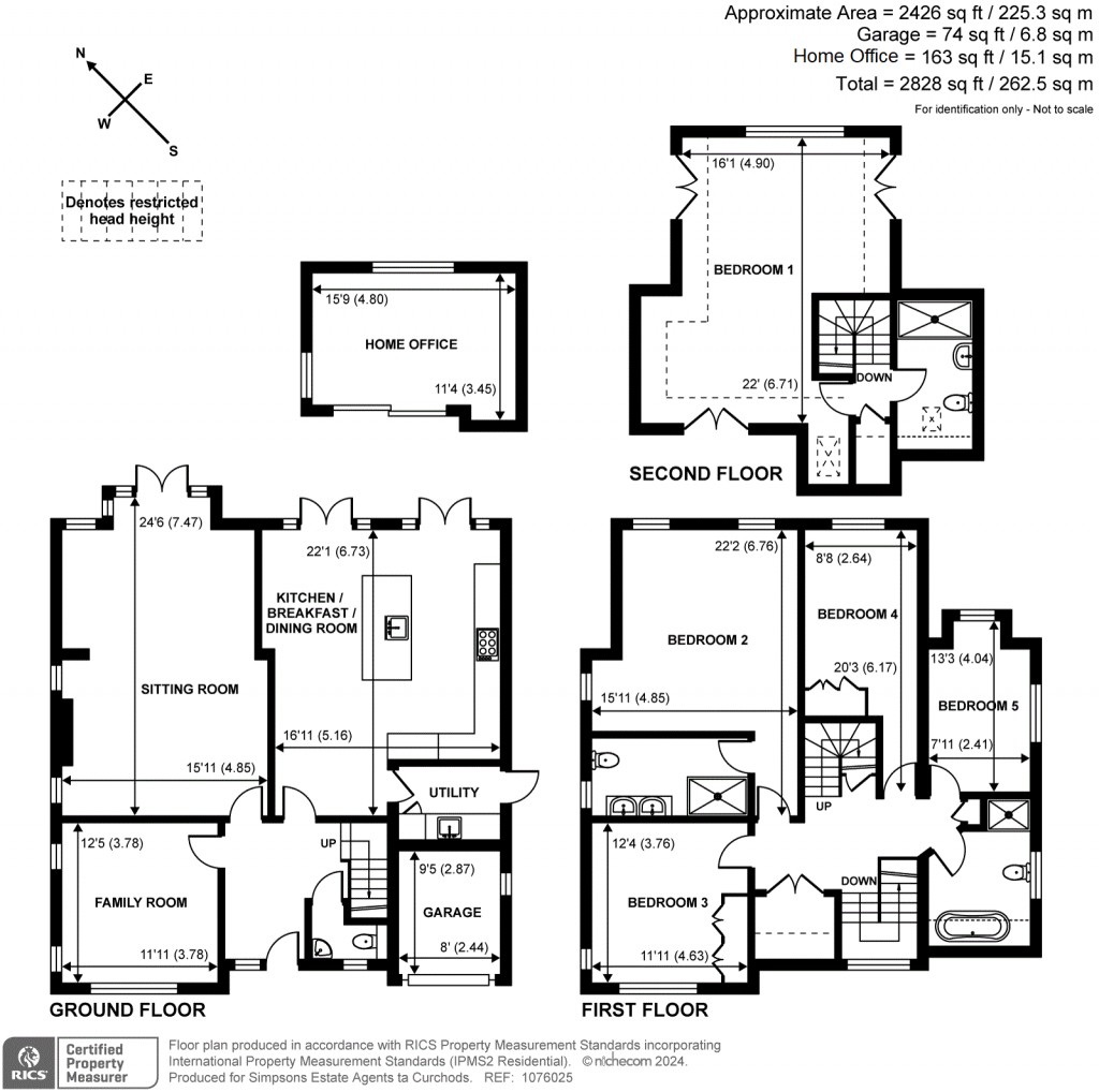Floorplans For Parkwood Avenue, Esher, KT10