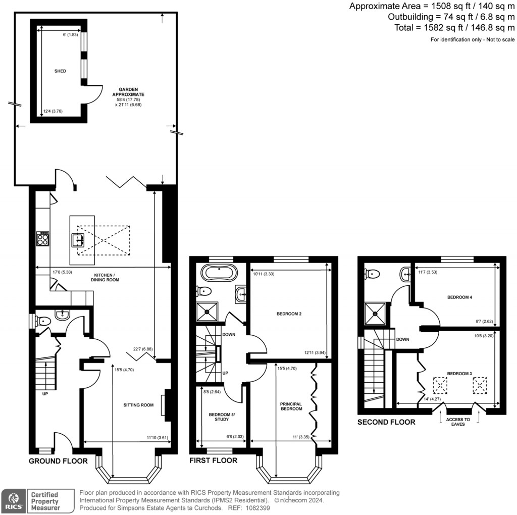 Floorplans For Lingfield Avenue, Kingston Upon Thames, KT1