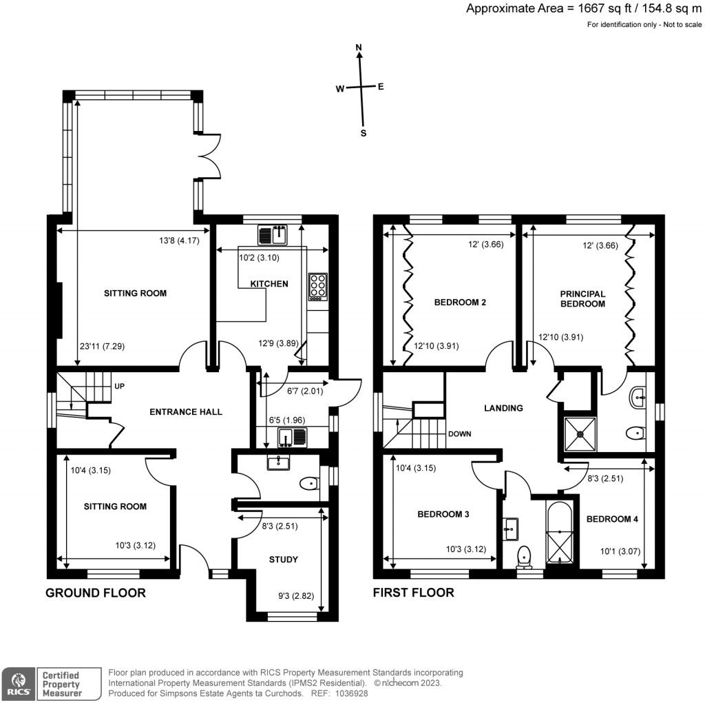 Floorplans For White Gates, Thames Ditton, KT7