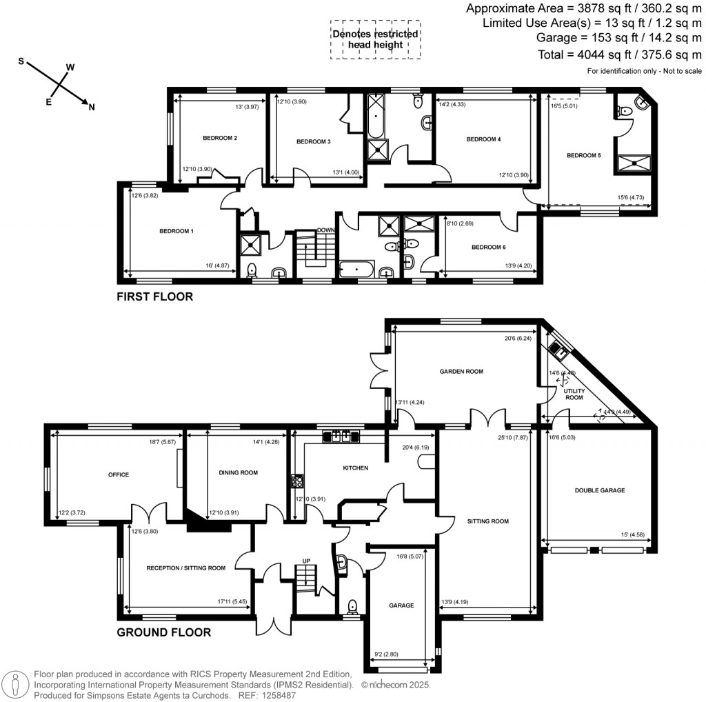 Floorplans For Copsem Drive, Esher, KT10