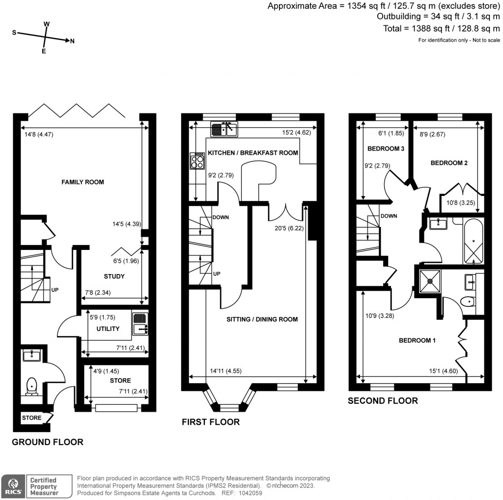 Floorplans For Hayward Road, Thames Ditton, KT7