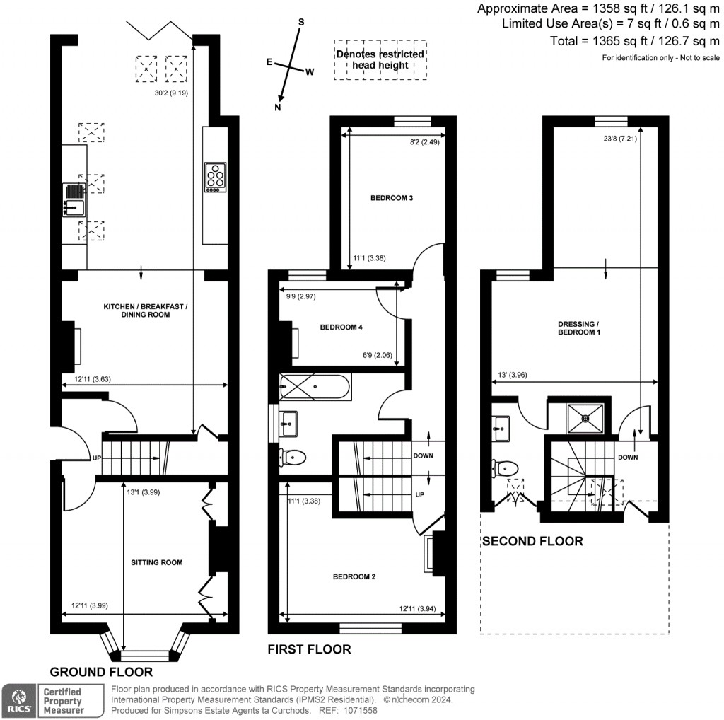 Floorplans For Summer Road, East Molesey, KT8