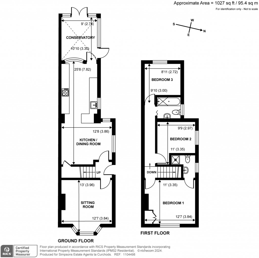 Floorplans For Summer Gardens, East Molesey, KT8