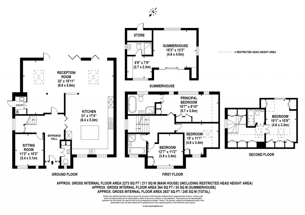 Floorplans For Manor Road South, Esher, KT10