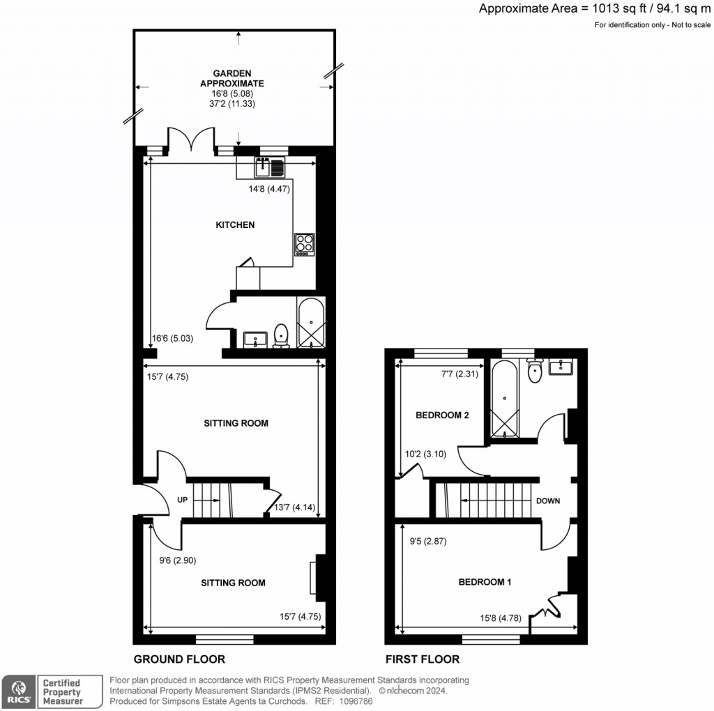 Floorplans For Douglas Road, Esher, Surrey