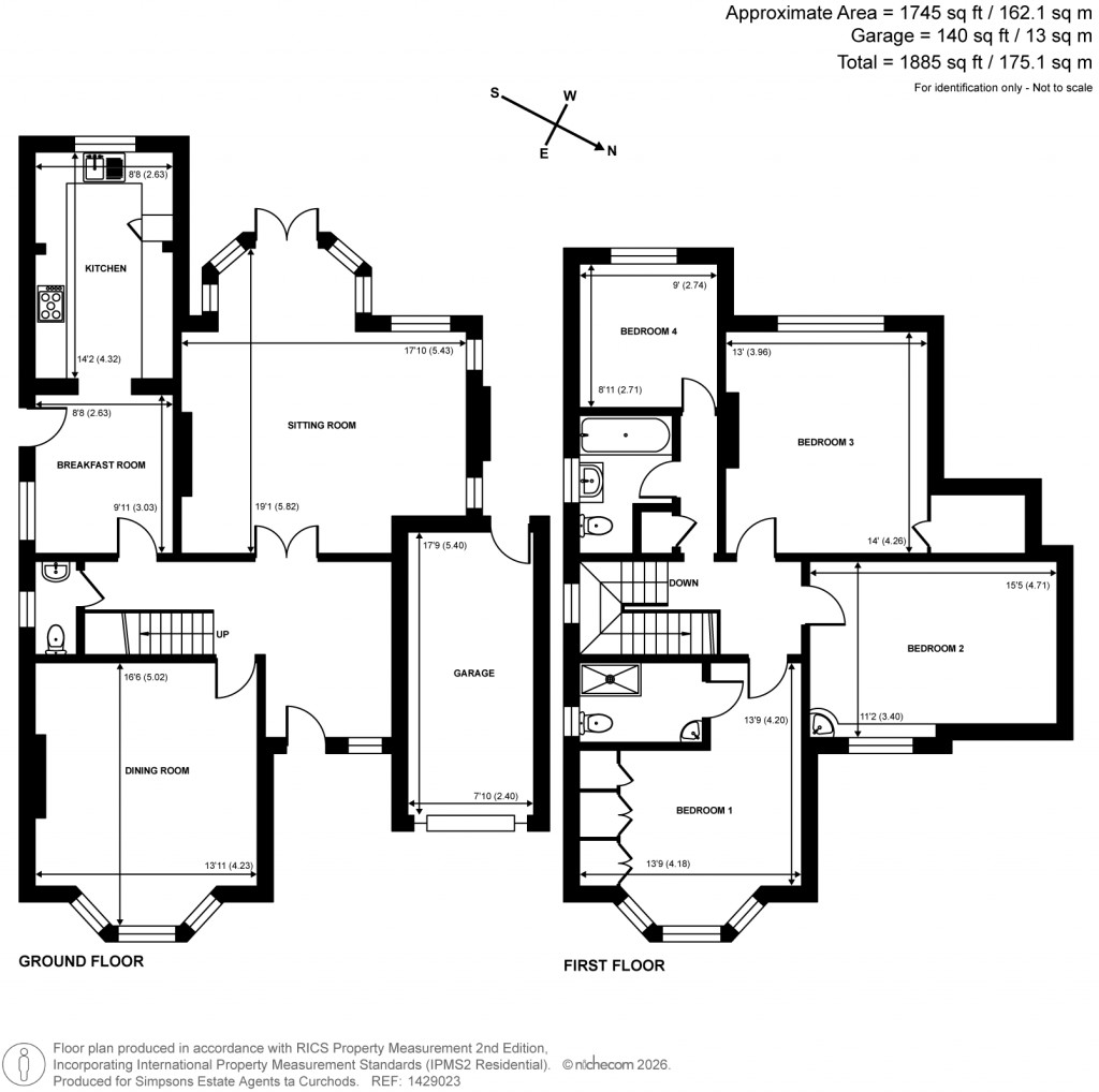 Floorplans For Newlands Avenue, Thames Ditton, Surrey