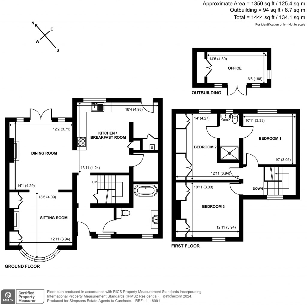 Floorplans For Station Road, Thames Ditton, KT7