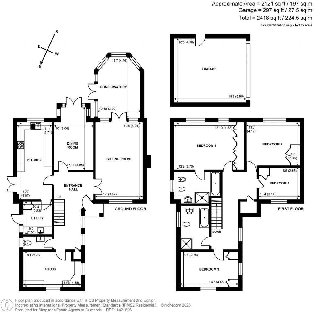 Floorplans For Houston Place, Esher, Surrey