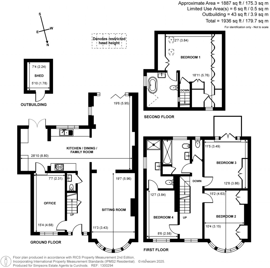Floorplans For Westmont Road, Esher, Surrey