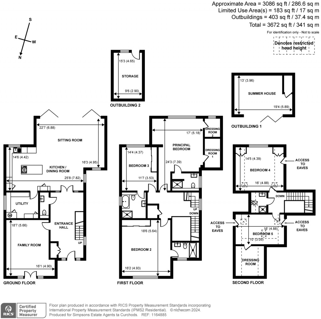 Floorplans For Courtlands Avenue, Esher, KT10