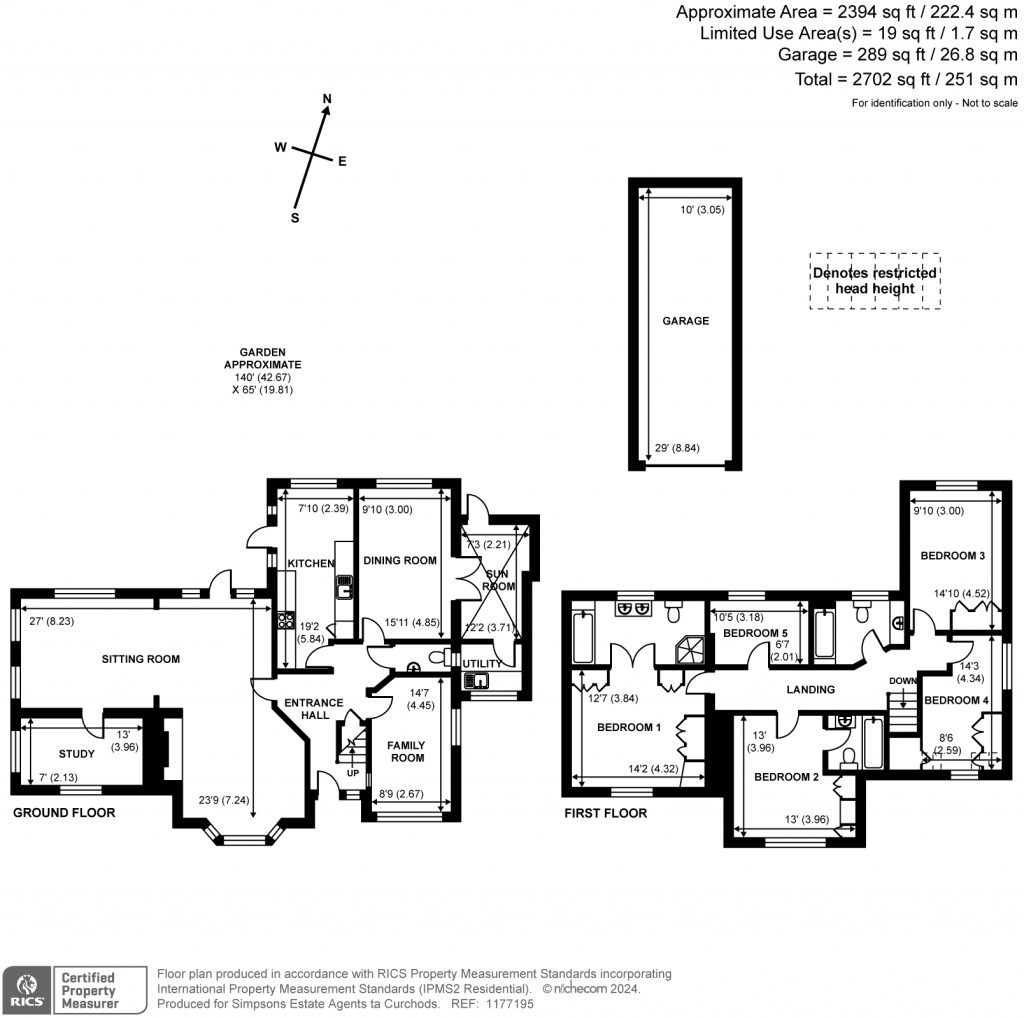 Floorplans For Vincent Close, Esher, KT10