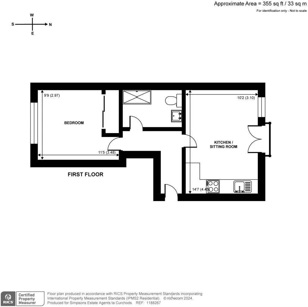 Floorplans For High Street, Esher, Surrey