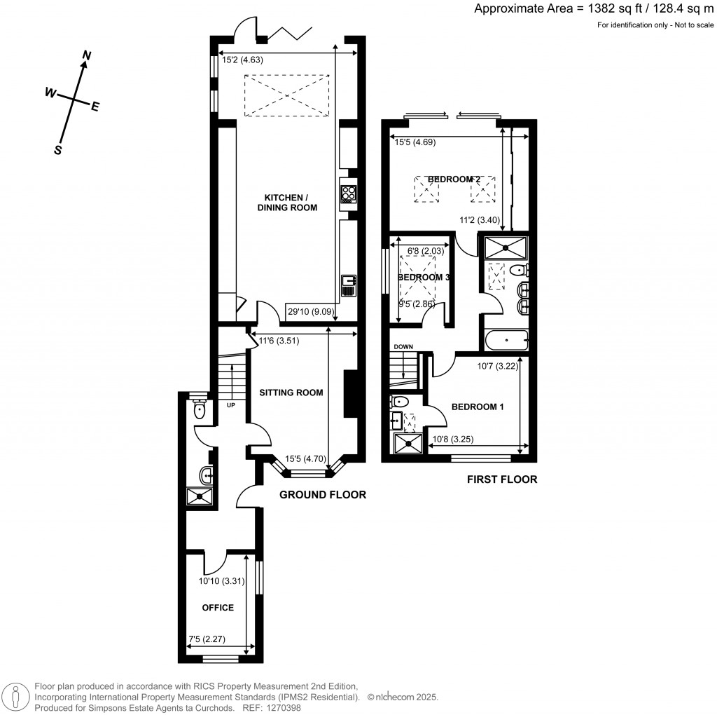 Floorplans For Summer Road, East Molesey, KT8