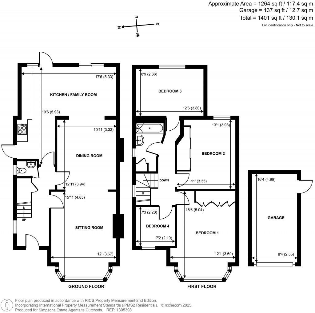 Floorplans For Ember Gardens, Thames Ditton, Surrey