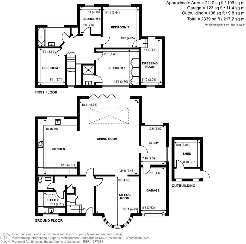 Floorplans For Claygate Lane, Hinchley Wood, KT10