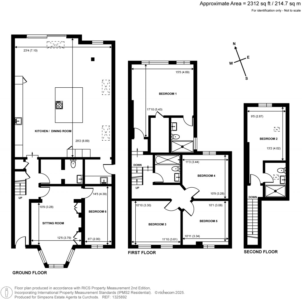 Floorplans For Lower Green Road, Esher, Surrey