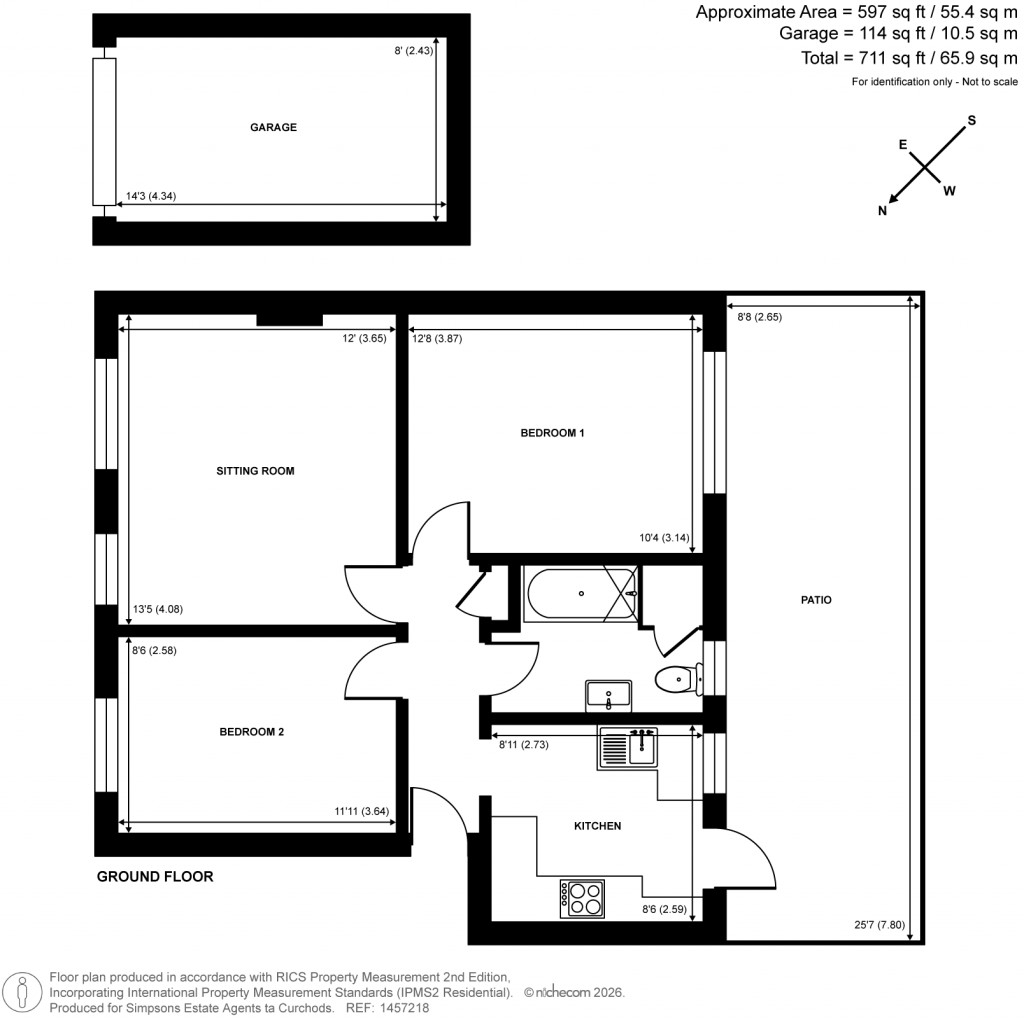 Floorplans For Portsmouth Road, Thames Ditton, Surrey