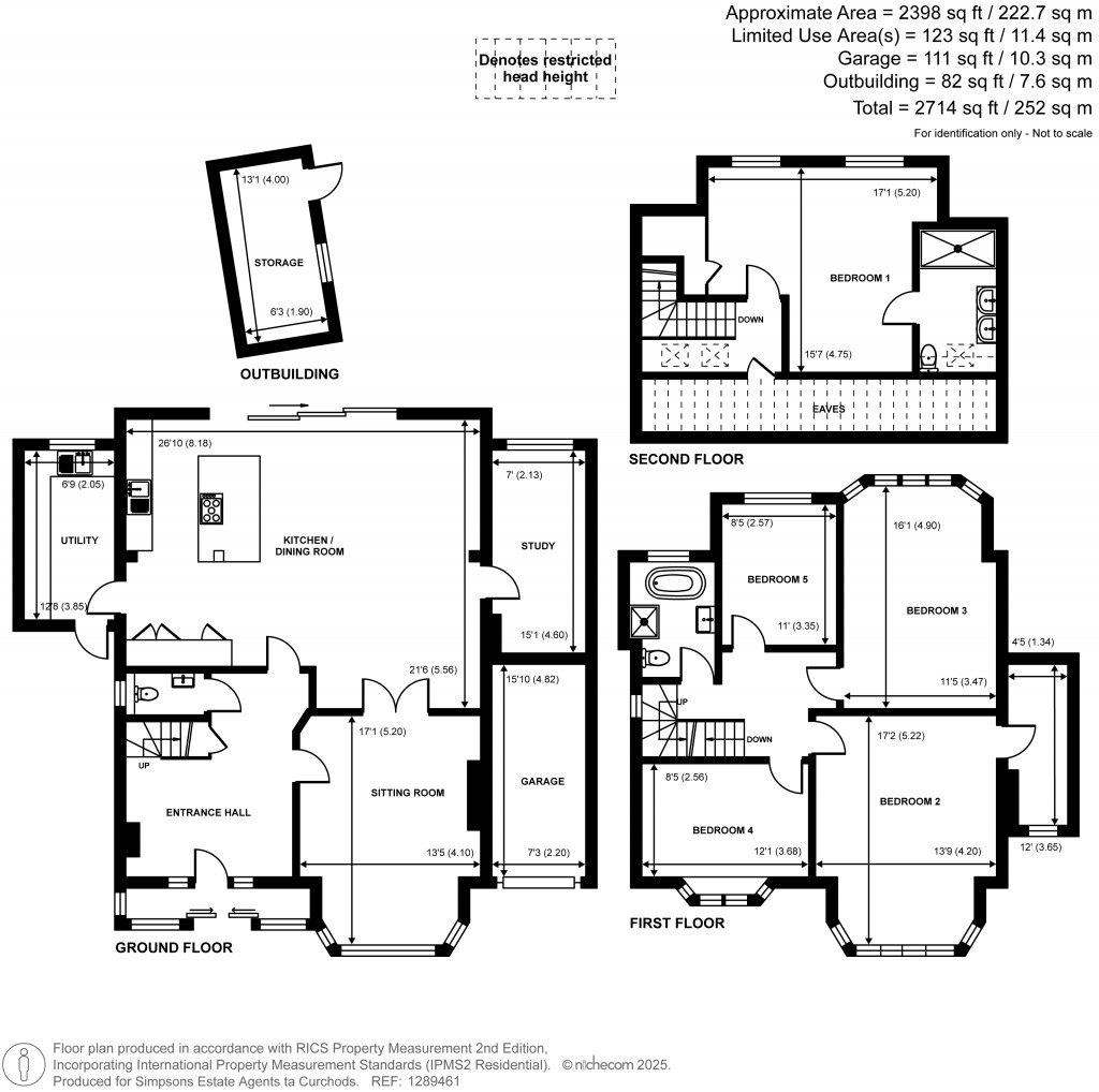 Floorplans For Hinchley Close, Hinchley Wood, Surrey