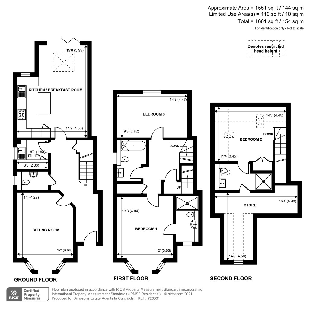 Floorplans For Cranbrook Drive, Esher, KT10
