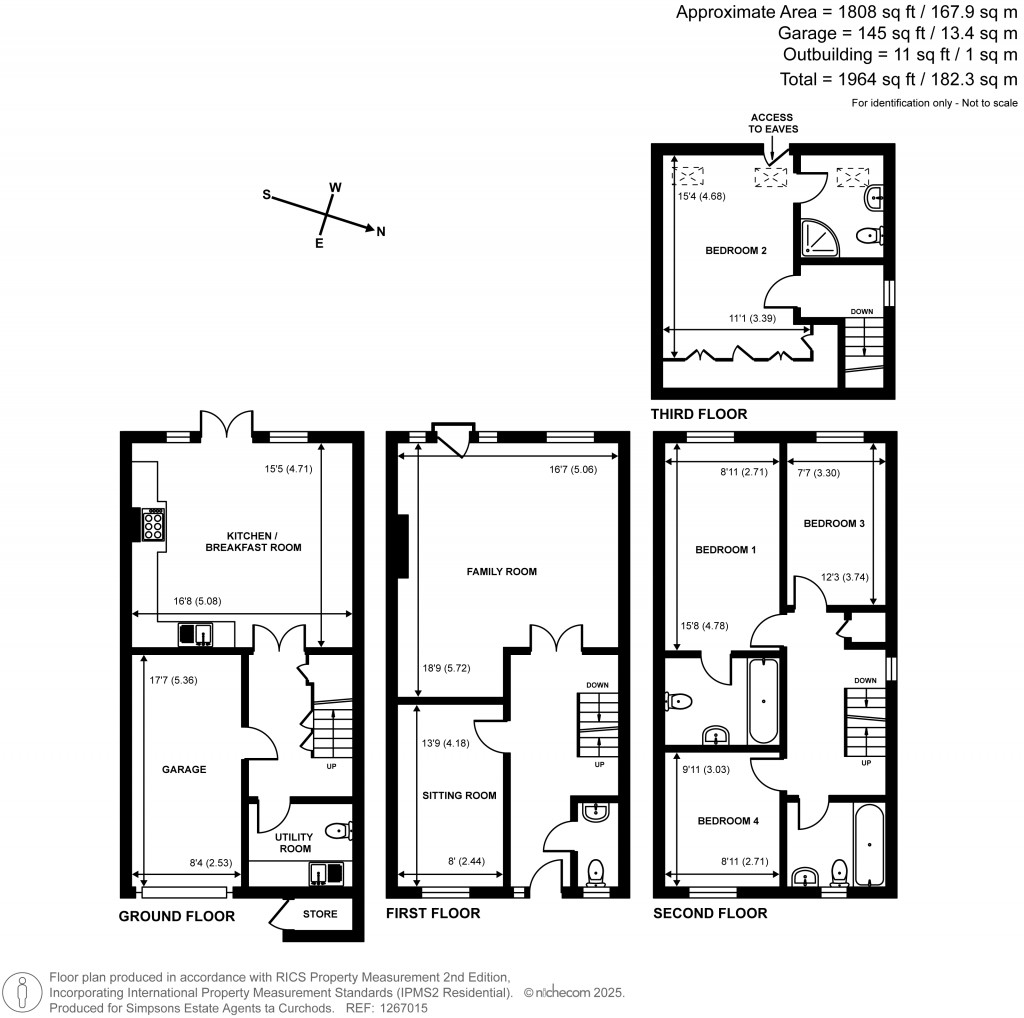 Floorplans For Lynwood Road, Thames Ditton, KT7