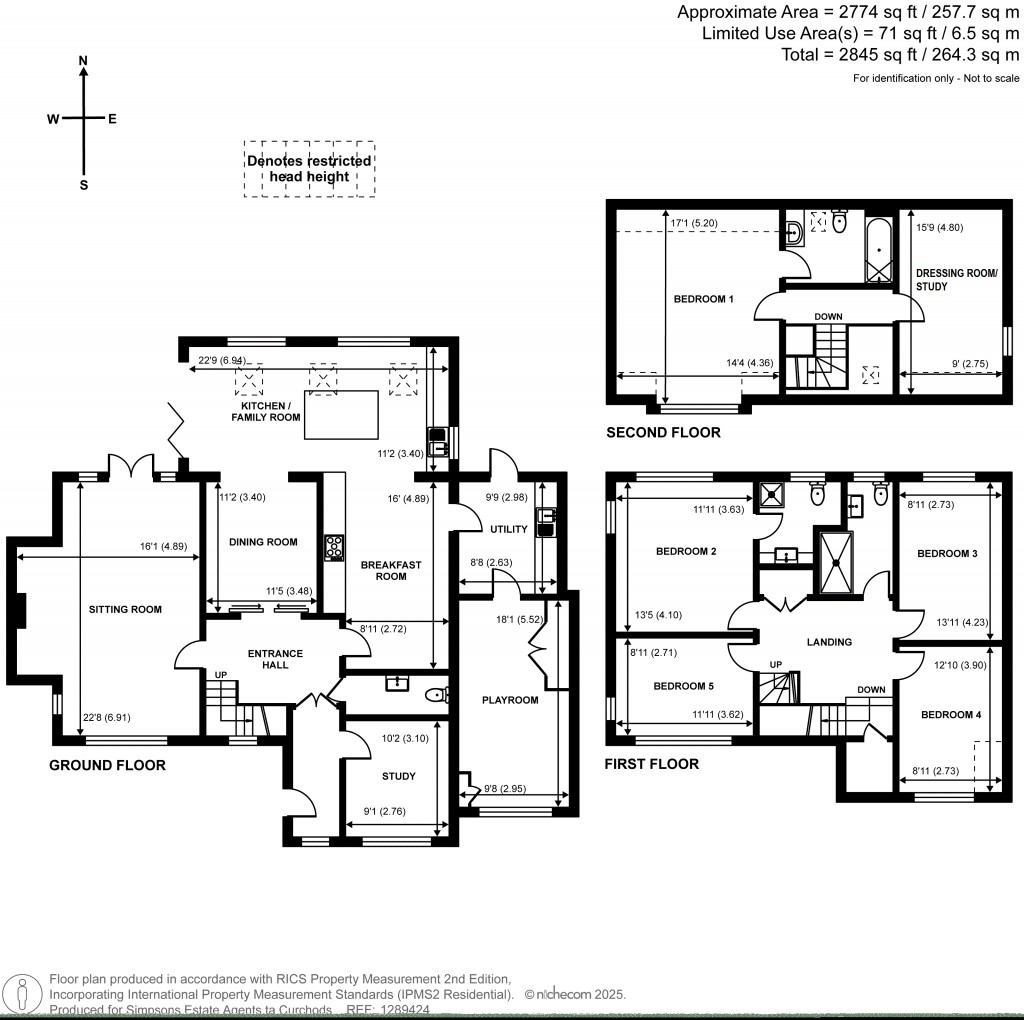 Floorplans For Portsmouth Road, Thames Ditton, KT7