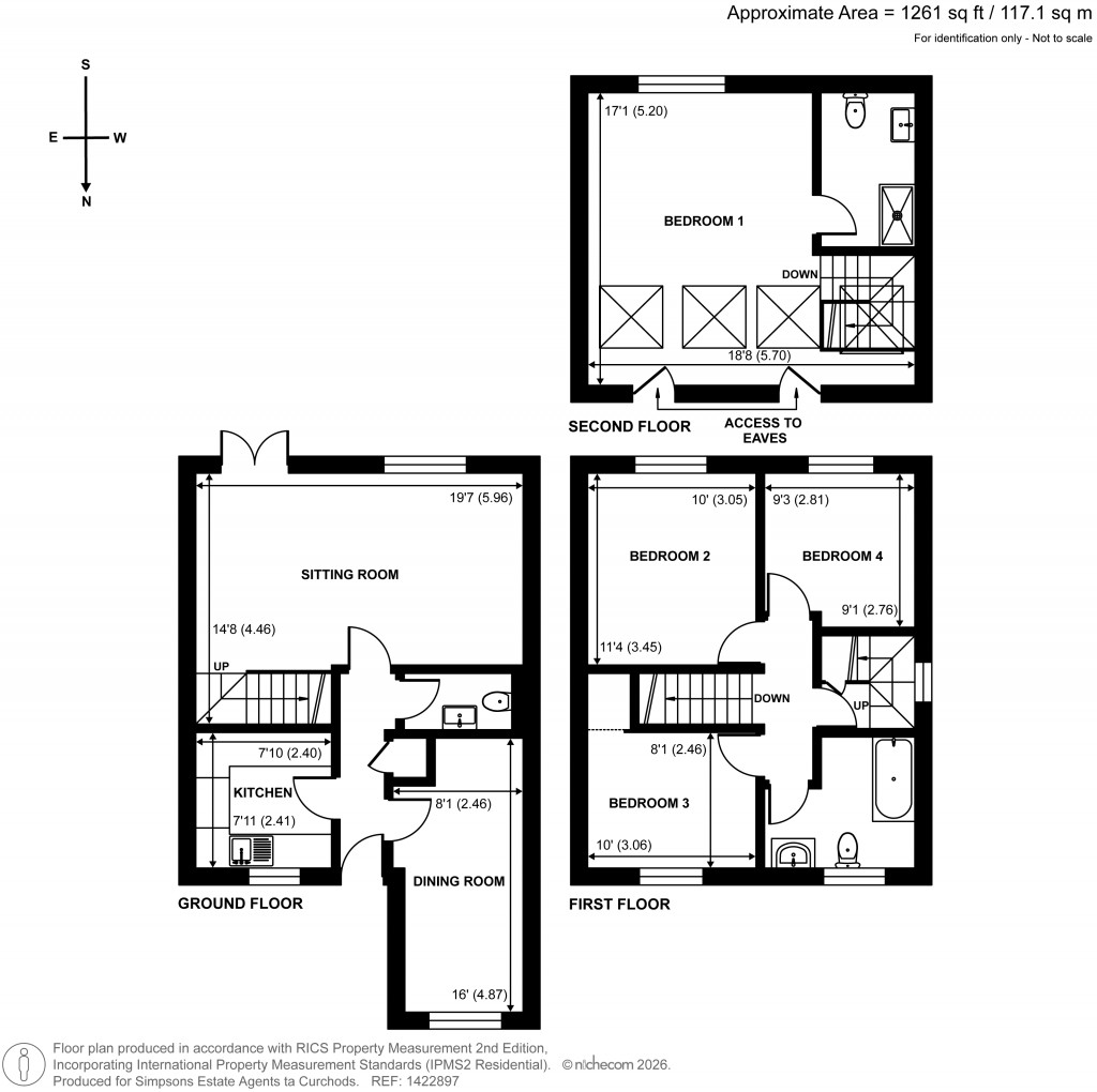 Floorplans For Kings Chase, East Molesey, Surrey