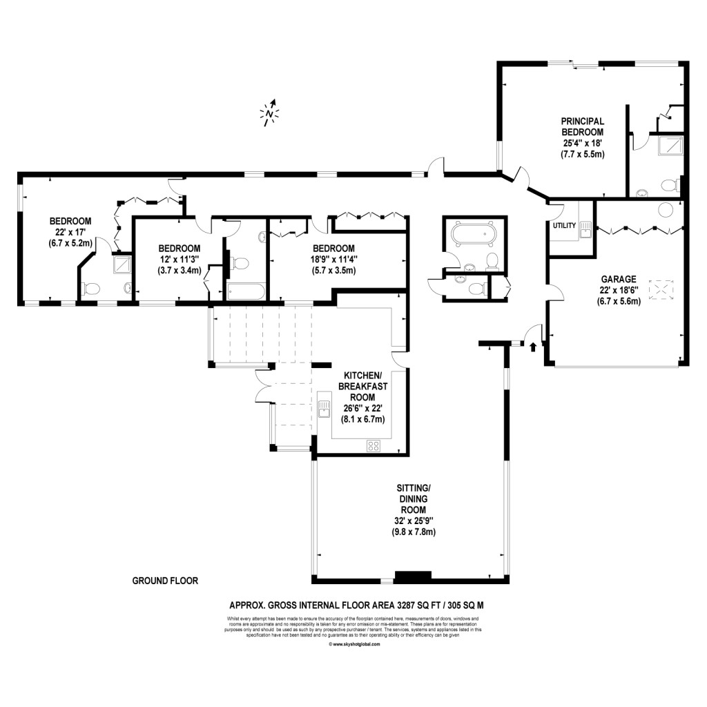 Floorplans For Lakeside Drive, Esher, Surrey