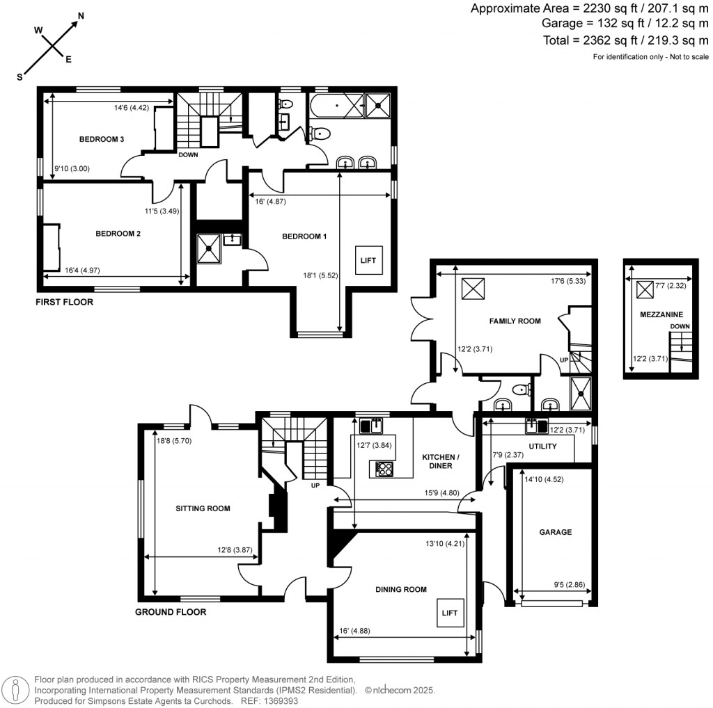 Floorplans For Lammas Lane, Esher, Surrey