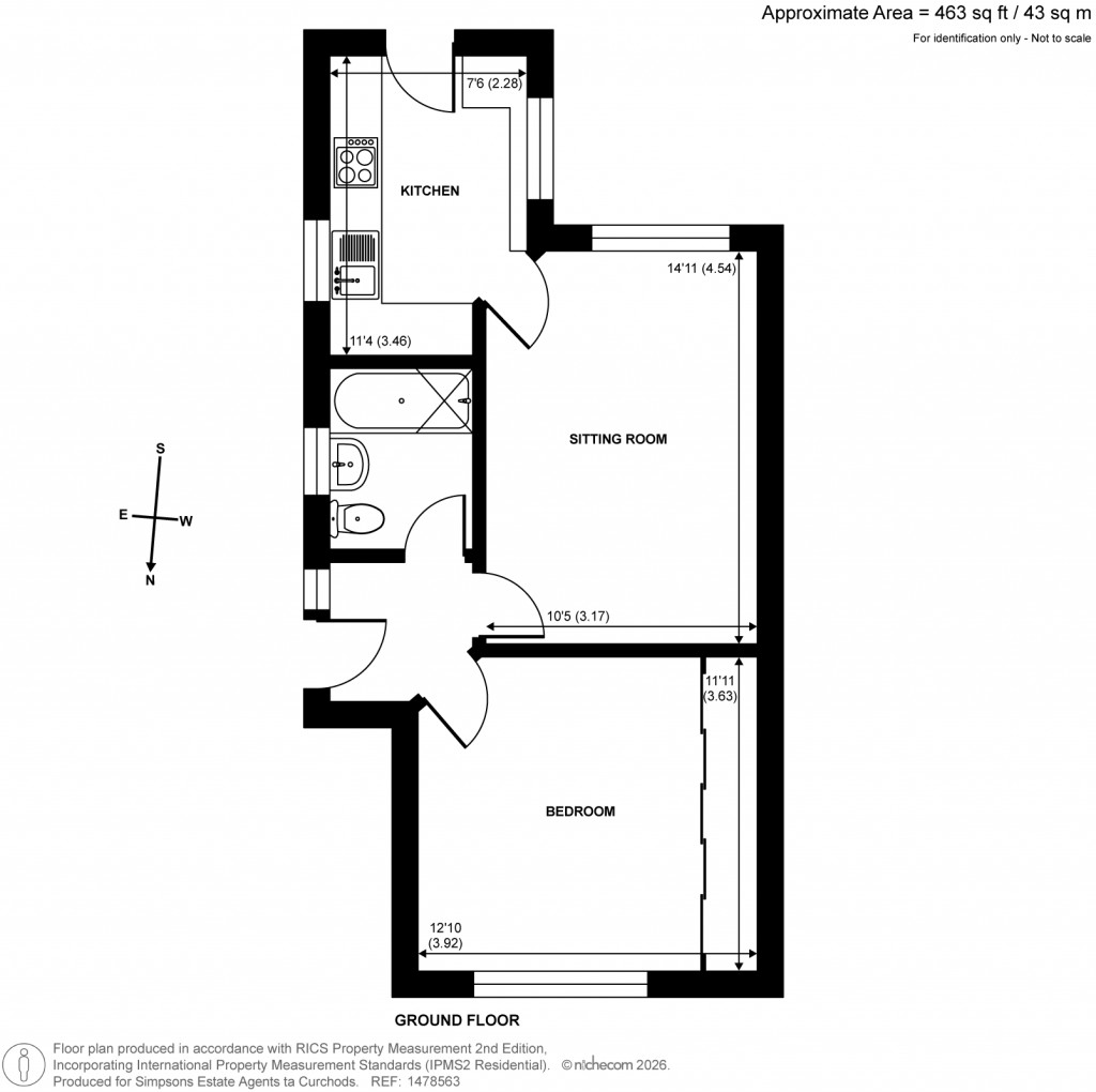 Floorplans For Wolsey Grove, Esher, Surrey