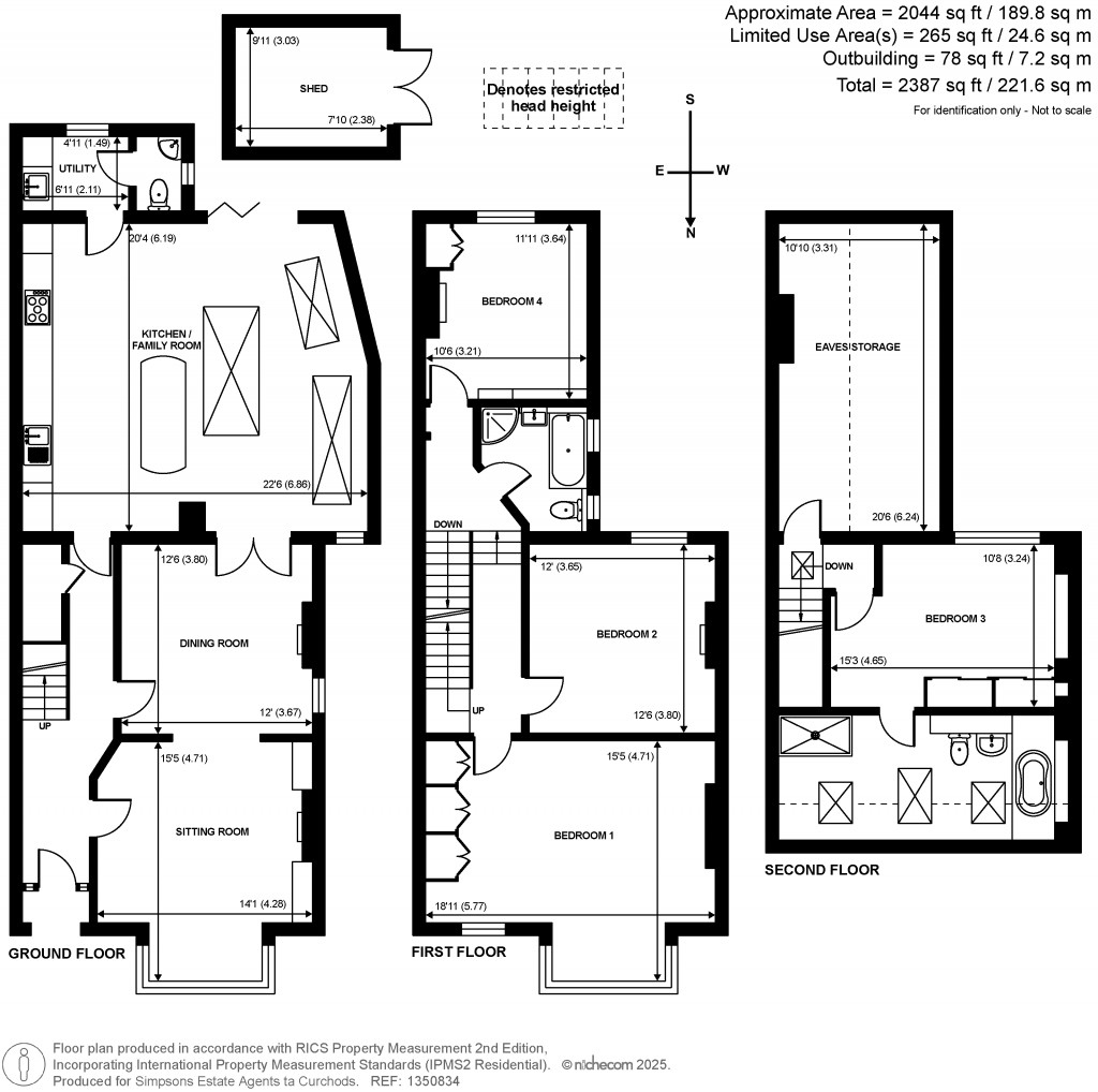 Floorplans For Station Road, Esher, Surrey
