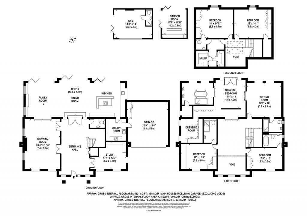 Floorplans For Pachesham Park, Surrey