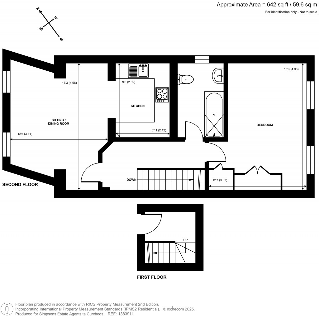 Floorplans For High Street, Esher, Surrey
