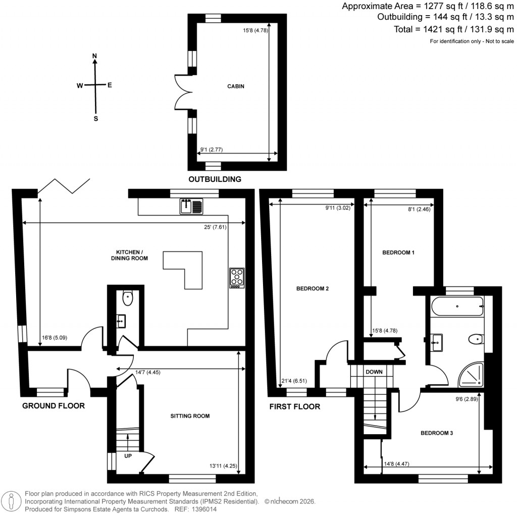 Floorplans For Douglas Road, Esher, Surrey