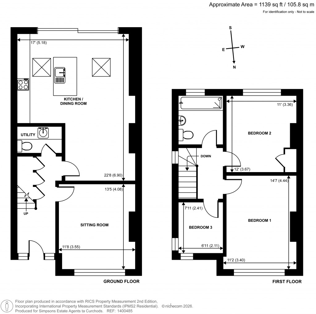 Floorplans For Hampton Court Avenue, East Molesey, Surrey