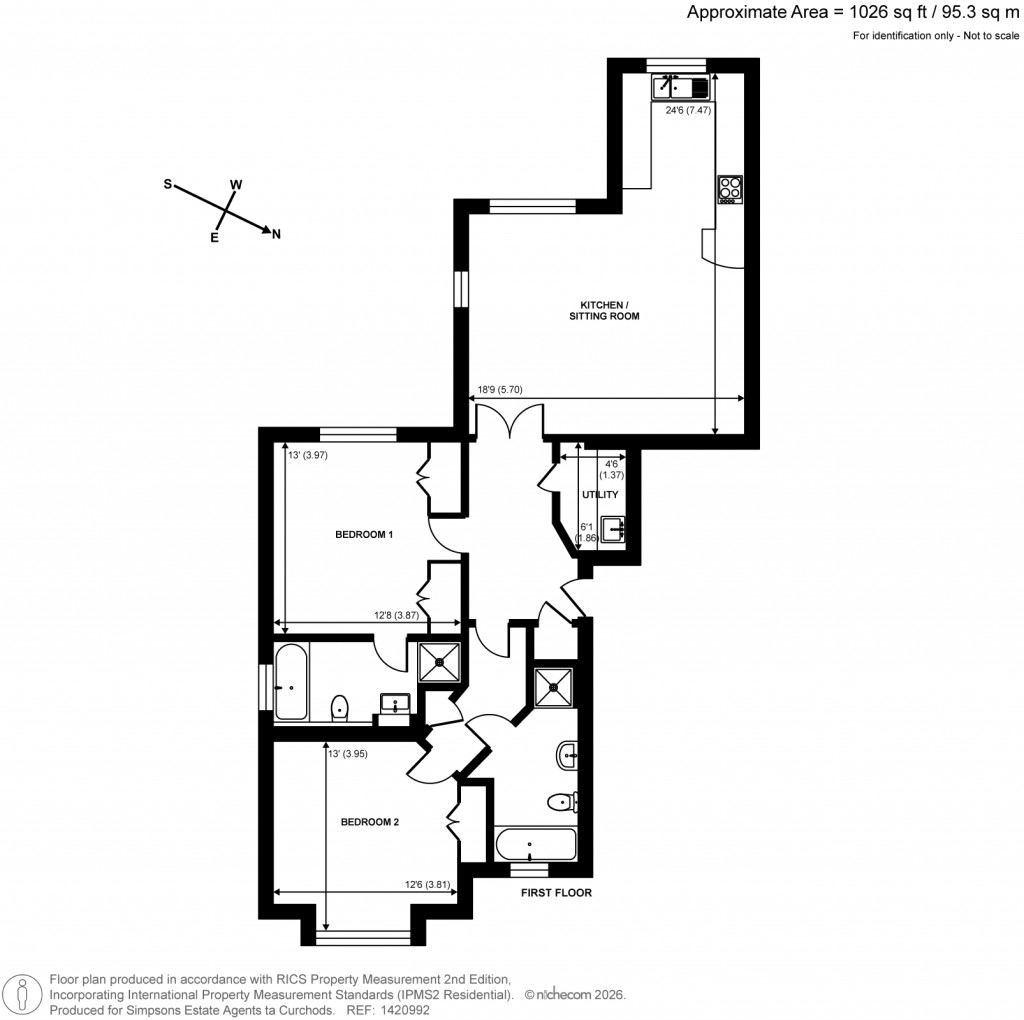 Floorplans For Claremont Lane, Esher, Surrey