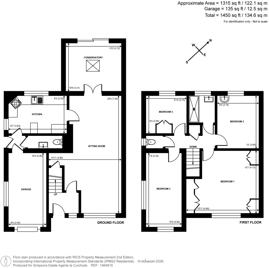 Floorplans For Harefield, Esher, Surrey