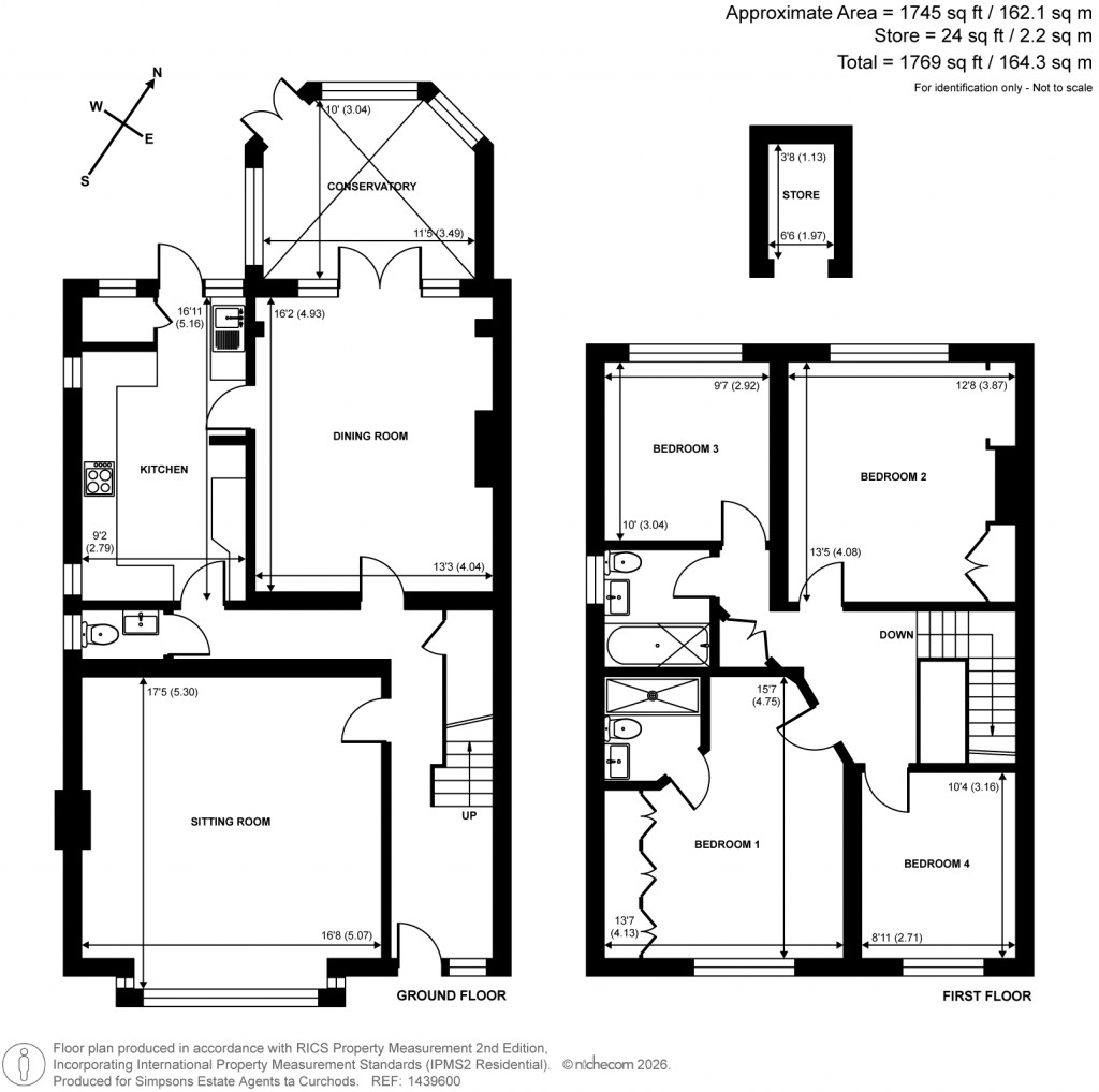 Floorplans For Milbourne Lane, Esher, Surrey