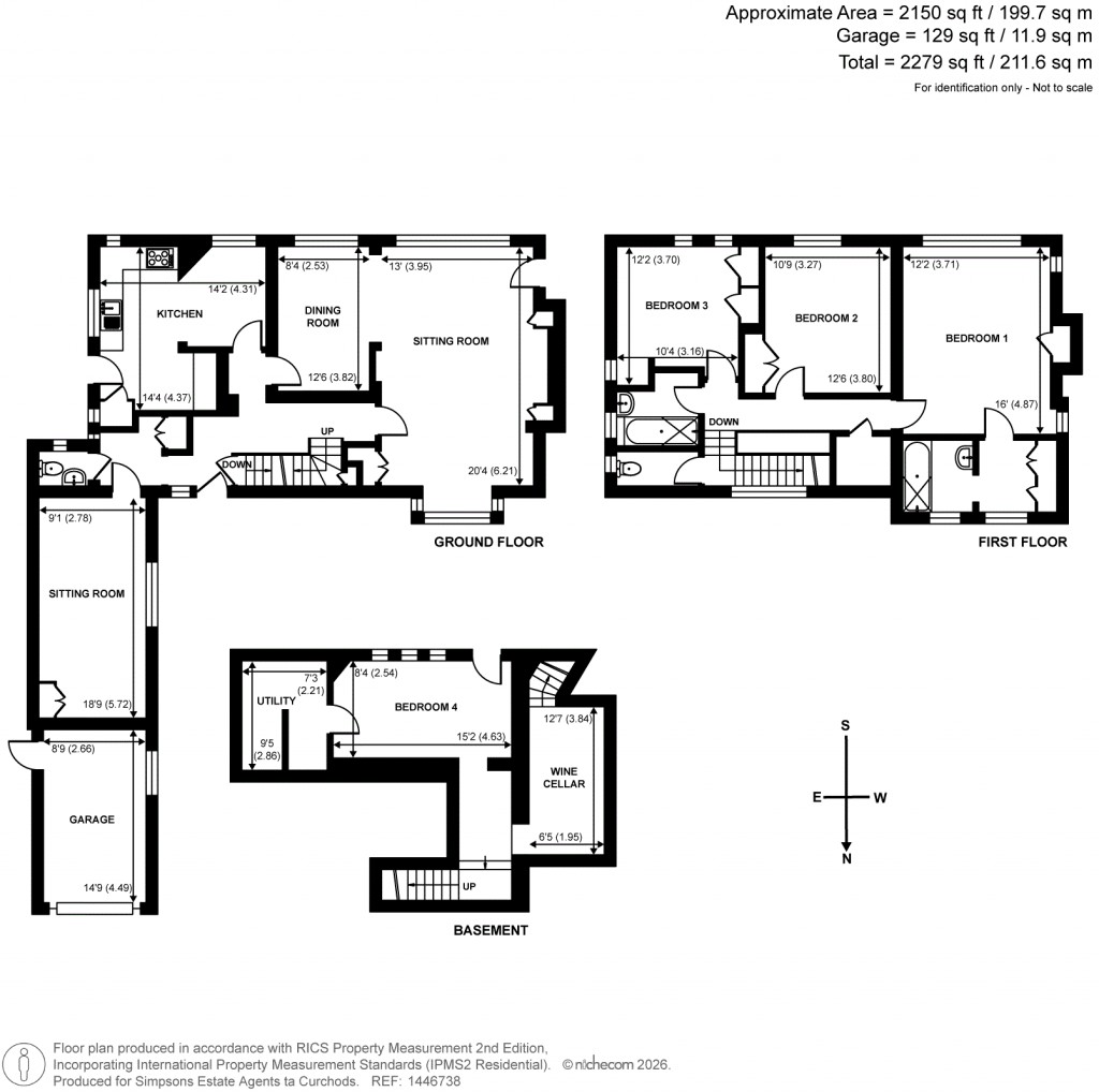 Floorplans For Esher Place Avenue, Esher, Surrey