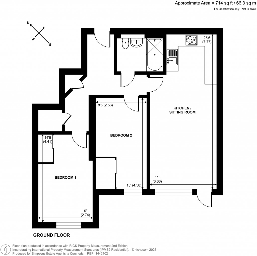 Floorplans For Littleworth Road, Esher, Surrey