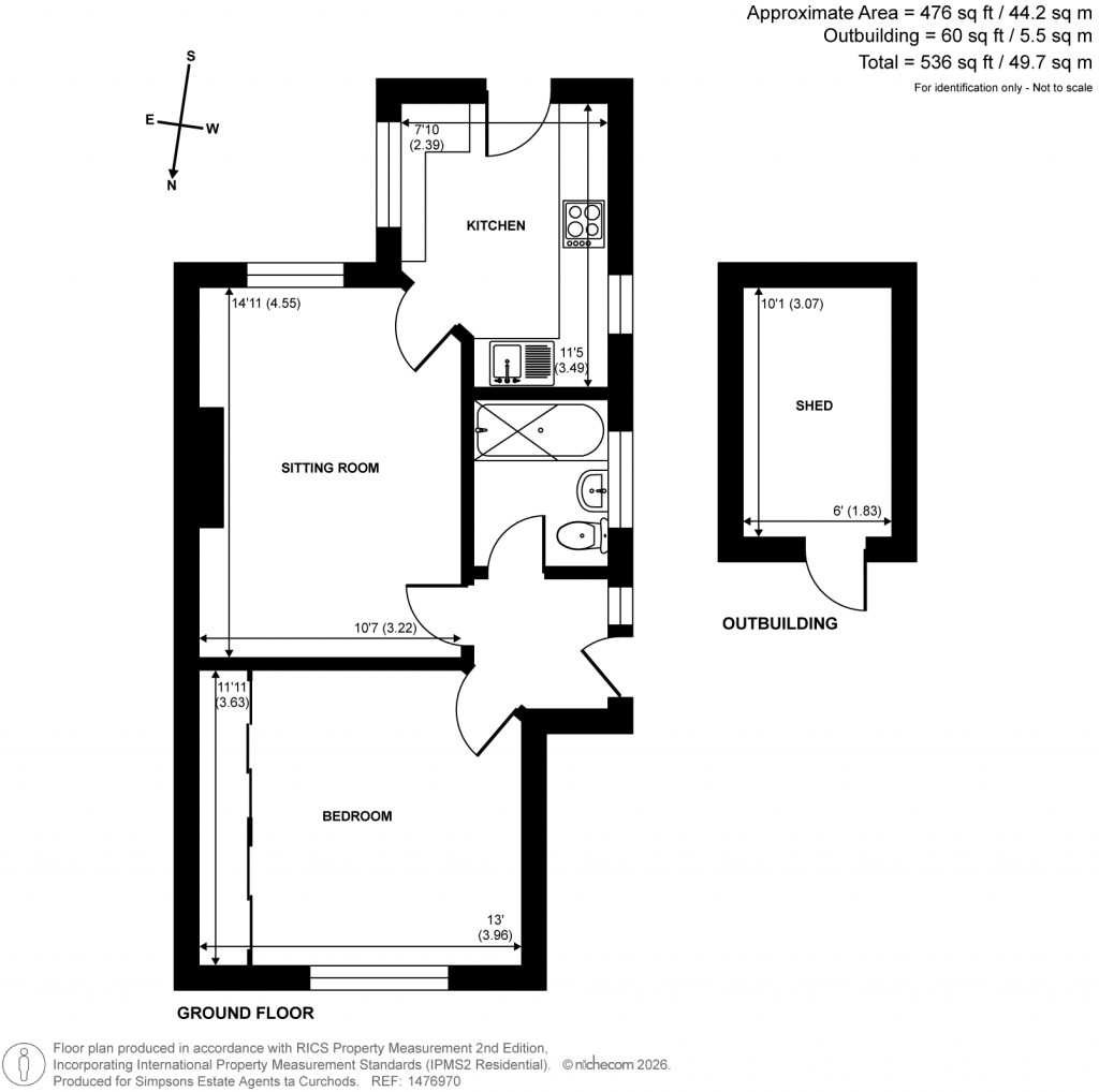 Floorplans For Wolsey Grove, Esher, Surrey
